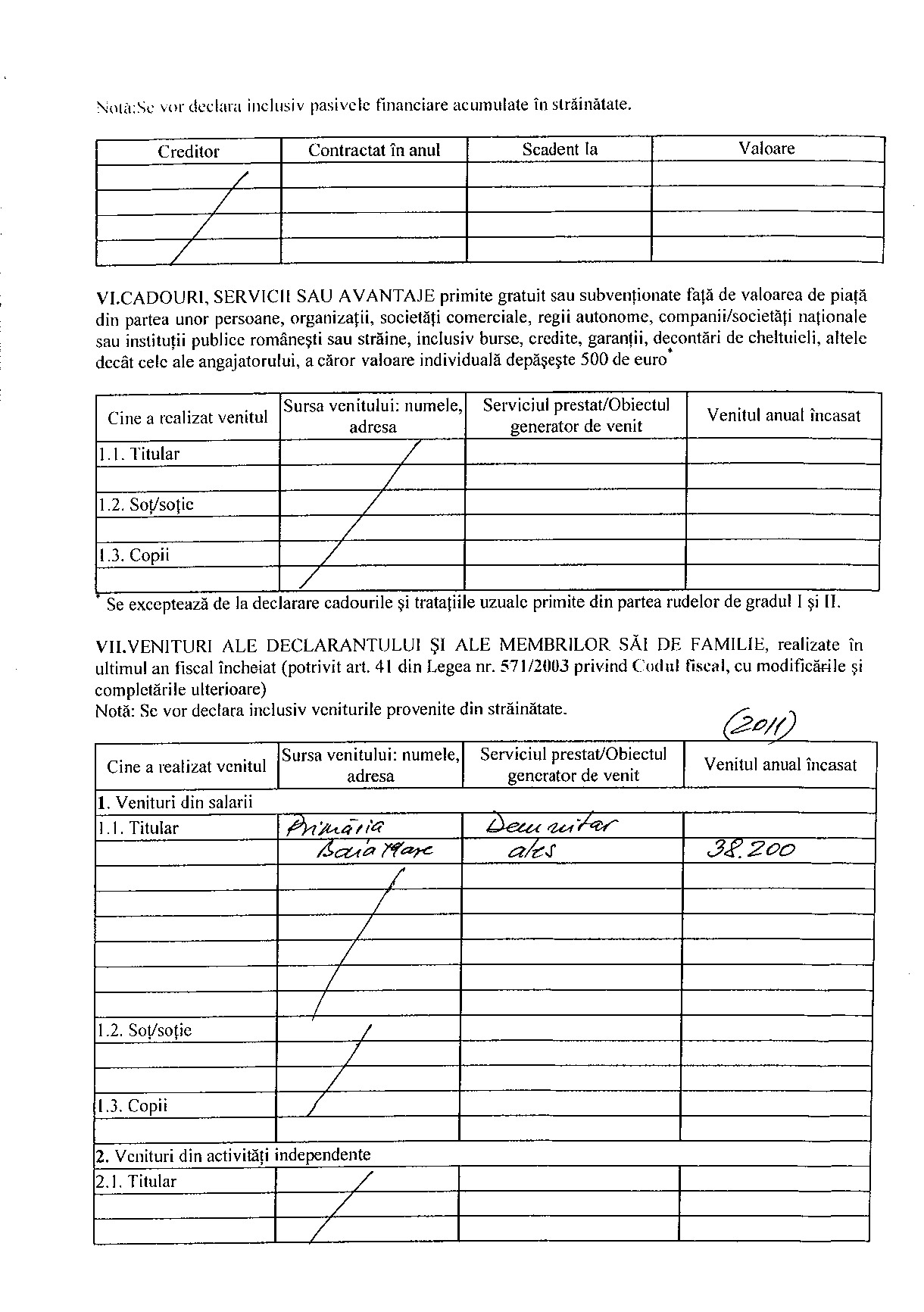 Declaratia de avere si de interese din data 02.08.2012 - pagina 3 din 6